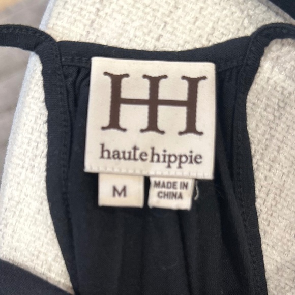 Haute Hippie Black Modal Tank / Camisole - Size M - Picture 8 of 10